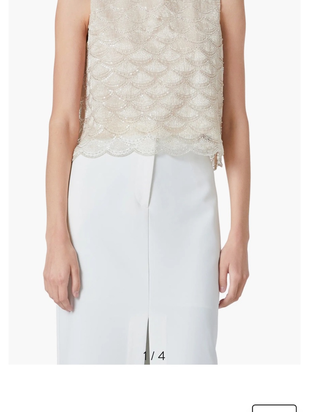 Sequin Sleeveless Top